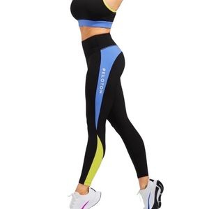 Peloton colorblock leggings